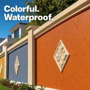 POUR Outdoor Decorative Weather Resistant Waterproof Coating Long Durable Brush Liquid Coating for Building Exterior Facade - Product Image 4
