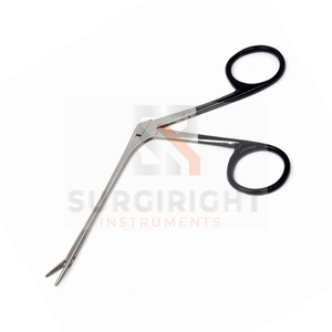 High Quality Manual ENT Forceps with Serrated Jaw and Black Handle Stainless Steel Surgical Nasal/Ear Forceps By <b>Blush</b> Surgical - Product Image 2