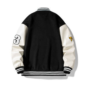 Chaqueta de Invierno para Hombre XS, Estilo Urbano, Cuero Genuino y Lona, Ecológica, Transpirable, Resistente al Viento, Ligera, en Oferta - Product Image 3