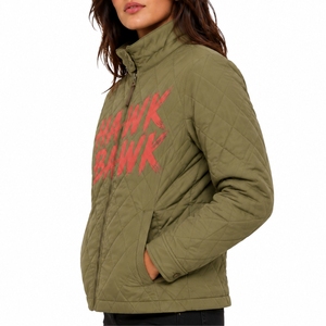 <b>Women</b>’s Modern <b>Padded</b> Bubble <b>Jacket</b> Full Zip <b>Padded</b> <b>Jacket</b> Custom Color Quilted Clothing - Product Image 3