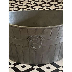 Champagne Decor Farmhouse <b>Beverage</b> <b>Tub</b> Multifunction Design Handmade Cast Aluminium Wine Cooler Sustainable <b>Ice</b> <b>Bucket</b> With Logo - Product Image 2