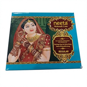 Natural <b>Henna</b> <b>Cones</b> Brown Color | Fashion Simple Herbal Mehndi Paste Made with Plant Leaves for Teens Temporary Body Art - Product Image 1