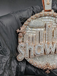 Joyería de Moda Unisex Personalizada de Fábrica, Certificada por IGI, Plata de Ley 925, Corte Brillante, Diamante VVS, Hip Hop, Letra Inicial Grande en 3D - Product Image 2