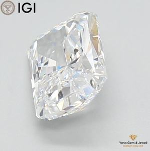 Diamante Cultivado en Laboratorio CVD de 1.50 Quilates, Color E, Claridad VVS1, Corte Radiante, Certificado IGI, para un Exquisito Colgante - Product Image 4