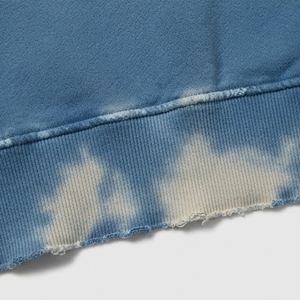 Sudadera con capucha para hombre, totalmente personalizada, con efecto desgastado por el sol, para uso casual, manga larga, corte holgado, nueva, elegante y a la moda. - Product Image 5