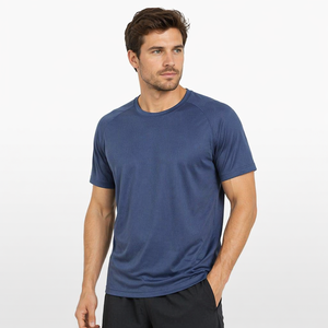 Camiseta Blanca de Manga Corta para Hombre, Cuello Redondo, Corte Regular, Secado Rápido, Tejido de Punto, 100% Poliéster, Estilo Casual, Color Sólido - Product Image 5
