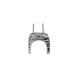 Collar con patina pulida 2016 para mujer, regalo de joyería de Año Nuevo, colgante de latón con turquesa italiana para el festival de primavera - Product Image 6