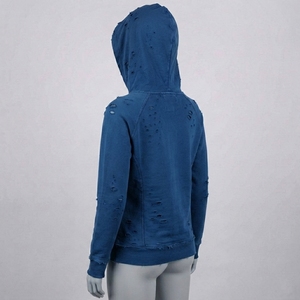Sudaderas con Efecto Desgastado para Mujer, Ropa Informal de Algodón y Felpa de Primera Calidad con Logotipo Personalizado, Fabricación OEM - Product Image 4