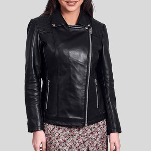 Nouveautés 2026 – Blouson Moto Femme Tendance en Cuir Style Urbain – Vente en Gros - Product Image 5