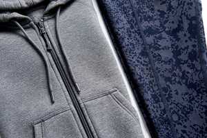 Sweat à capuche zippé pour femme, coupe classique, uni, respirant, décontracté, à manches longues, en molleton de coton écologique, avec logo sur le devant - Product Image 6