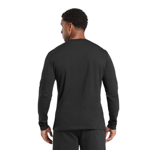 Camiseta Deportiva de Manga Larga para Hombre, Corte Regular, Suave y Transpirable, para Gimnasio, Entrenamiento, Color Negro - Product Image 2
