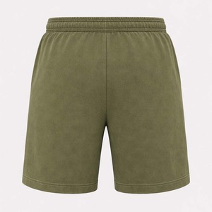 Wholesale <b>Men's</b> 100% Polyester Eco-Friendly Oxford Fabric Sweat <b>Shorts</b> Custom Logo Zipper Fly Summer Casual <b>Shorts</b> Custom Colors - Product Image 2