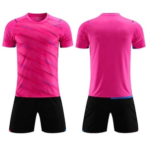 Conjunto de Camiseta de Fútbol Negra para Hombre, Manga Corta, Cuello Redondo, Diseño a Rayas, Absorbe la Humedad, Ropa Deportiva para Todas las Temporadas - Product Image 5