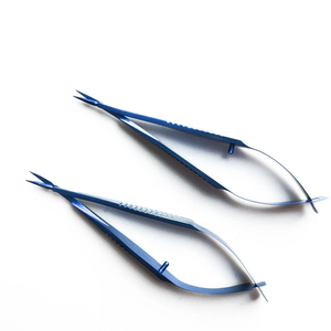 JAMSO INDUSTRIES JI-3312 1 pièce Ciseaux de capsulotomie manuels en titane pour ophtalmologie, instrument chirurgical certifié ISO13485 - Product Image 2