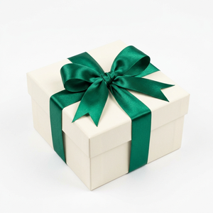 Ruban en satin vert émeraude simple face de 25 mm de Neelkamal Industries pour emballage cadeau, nœuds floraux, emballage en gros, décoration de mariage - Product Image 3