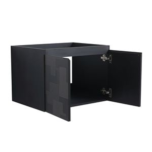 Mobiletti da Bagno con Armadietti Portaoggetti da 24 Pollici, Pannello Porta in Acciaio Forgiato Solo per Mobili da Bagno - Product Image 5