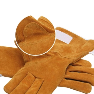 Guantes de Soldadura de Piel de Vacuno de Primera Calidad, Resistentes al Calor y a las Chispas, Duraderos, Flexibles, para Uso General y Bomberos - Product Image 6