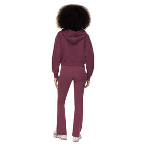 Hoodies pour femmes élégants et tendance, effet délavé à l'acide, coupe courte, avec impression de logo personnalisé, style délavé à la pierre, crop top - Product Image 6