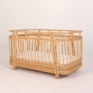Cuna de ratán de primera elección, cuna para bebés, cama para dormir, cunas ecológicas, camas para bebés - Product Image 1