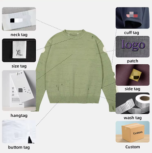 T-shirt graphique ample en coton épais pour homme – Style urbain, manches courtes, streetwear d'été, tee-shirt vierge - Product Image 3