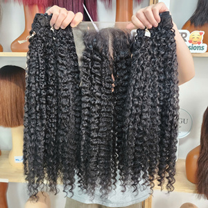 Extensiones de Cabello Humano Rizado Birmano, Super Double Drawn, 26 Pulgadas, con Rizos en Espiral, 100% Virgen, para Mujeres - Product Image 3