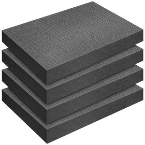 Éponge <span class=keywords><strong>de</strong></span> <span class=keywords><strong>grille</strong></span> <span class=keywords><strong>de</strong></span> bricolage personnalisée en usine, coupe au hasard, éponge PU résistante à la déchirure, adaptée à la doublure d'emballage d'outil <span class=keywords><strong>de</strong></span> forme spéciale - Product Image 2