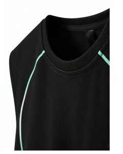 Men's Yellow Sleeveless Tank Top O-Neck Solid Color Casual Breathable Quick Dry Knitted Cotton 120g Custom Logo Athletic Wear - Product Image 6