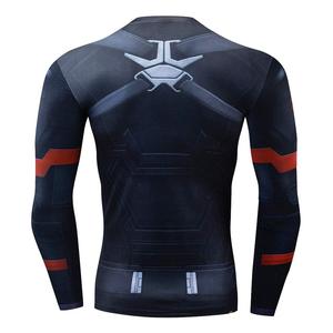 Professional Gym Rash Guard <b>Athletic</b> Compression Shirt Custom Printing Sportswear Manufacturer - Product Image 3
