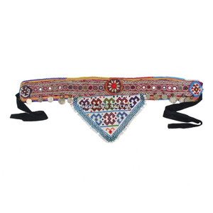 Vintage Belt Belly Dance Beaded Afghani Traditional Waist Belt Kuchi Tribal BB005A <b>Old</b> Banjara Bead Belt Real Vintage Hand Made - Product Image 1