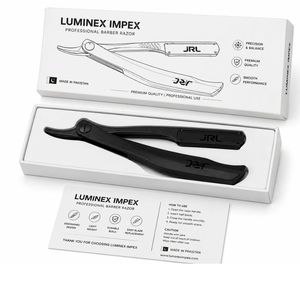 Tijeras de Peluquería JRL Negras Magnéticas de Acero Inoxidable de Lujo con Cuchilla Afilada para Uso Profesional - Product Image 1