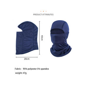 HKB0011 Vente en gros Cagoule de course Veracap à logo personnalisé, masque intégral à un trou pour vélo, moto, sports et ski - Product Image 3