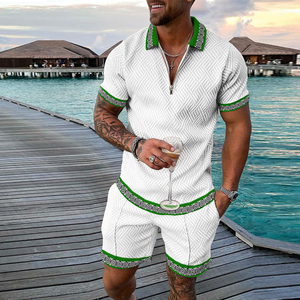 Vêtements de sport pour hommes en gros, shorts de sport respirants, shorts de jogging respirants à séchage rapide et ensemble de t-shirts pour hommes - Product Image 3