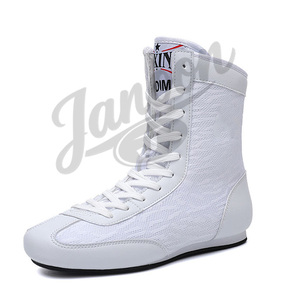 Chaussures de boxe en gros respirantes, bottes de boxe athlétiques durables, chaussures d'entraînement à semelle antidérapante, chaussures de boxe légères et respirantes - Product Image 3