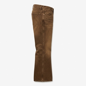 Jeans de Mezclilla de Pierna Recta Dravelle Industry, Color Marrón, Diseño Floral de Cactus Bordado, Estilo Casual de Primavera para Hombre - Product Image 2