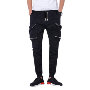 <b>Men</b> Casual Cargo <b>Jogger</b> Pants Zipper Pocket Trousers Drawstring Elastic Waist <b>Slim</b> <b>Fit</b> Streetwear <b>Men</b> All Weather Pants - Product Image 1