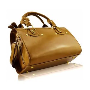 Bolso de Mano Vintage de Cuero Genuino para Mujer, Diseño de Moda, Duradero, con Cierre y Dos Correas para Viajes, Compras y Actividades al Aire Libre, Venta al Por Mayor, Suministro OEM - Product Image 2