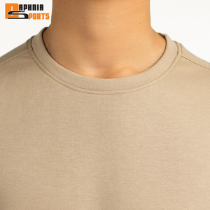 Camisetas Formales e Informales para Hombre, Tallas Grandes, Logotipo Personalizado, Tejido de Punto, 100% Algodón, Alta Calidad, Manga Corta, Cuello Redondo, Color Sólido, 180g, Más Vendidas - Product Image 3
