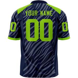 Maillot de football personnalisé pour jeunes hommes et femmes Chemises cousues en maille à manches courtes avec nom et numéro personnalisés - Product Image 3