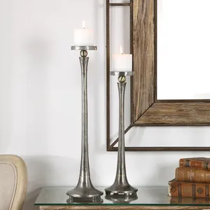 Trending Handmade Metal <b>Candlestick</b> <b>Holder</b> Premium Wholesale Factory Supplier Global Home Decor Importers Matte <b>Black</b> Lantern - Product Image 3
