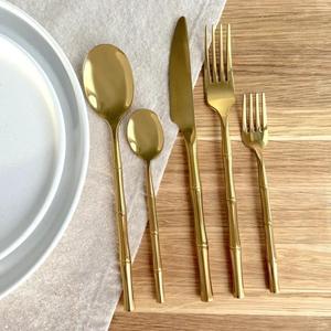 Juego de cubiertos de latón plateado de 6 piezas para restaurantes, estilo americano, juegos de cubiertos de alta calidad, diseños personalizables - Product Image 3