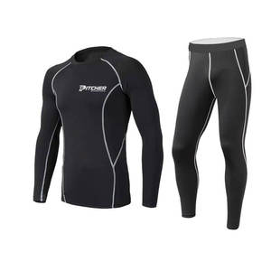 Ensemble Rashguard d'entraînement Fresh Drop Active Wear pour hommes, vêtements de fitness légers - Product Image 1