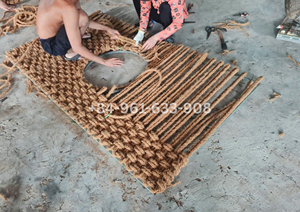 Alfombra de fibra de coco, tapete de coco, fibra de coco para agricultura, para exteriores, para animales, para aceras, para jardín - Product Image 4