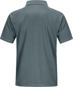High Quality Custom Mens for Shirt Spandex/Polyester Fabric Quick Dry Breathable Short Sleeve Business Casual Golf Uniform - Product Image 2