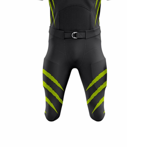 Vente en gros d'usine, ensemble d'uniformes de football américain personnalisés, séchage rapide, respirant, 100% polyester, impression par sublimation personnalisée - Product Image 5