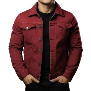 New Fashion Slim Mens <b>Denim</b> <b>Jacket</b> European Size Single-breasted Cheapest Product Spring Autumn Mens Ripped <b>Denim</b> Jean <b>Jacket</b> - Product Image 3