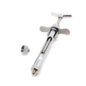 Seringue dentaire en acier inoxydable 2,2 ml, outil d'injection à commande par pression pour traitement oral, parodontie, endodontie - Product Image 5