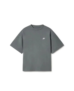 T-shirts en coton unisexes en gros, coupe oversize, style hip-hop, col rond, logo personnalisé, légers, 200 grammes, 100% coton, t-shirts pour hommes, OEM - Product Image 1