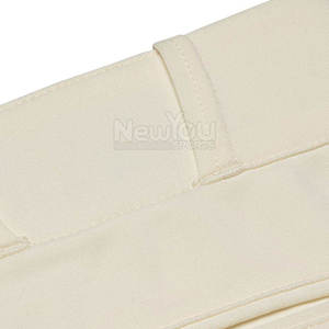 Unisex White Baseball Pants Elastic Waist Solid Color Breathable Cotton Sportswear Adults All Seasons Heat-Transfer Printed - Product Image 6