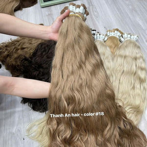 Cabello humano virgen 100% sin procesar, cabello natural vietnamita en paquetes al por mayor para venta al por mayor, cabello humano vietnamita 100%. - Product Image 3