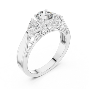 Handmade 925 Sterling Silver Moissanite <b>Diamond</b> <b>Ring</b> Wholesale Fine Jewelry OEM ODM Factory Supplier - Product Image 4